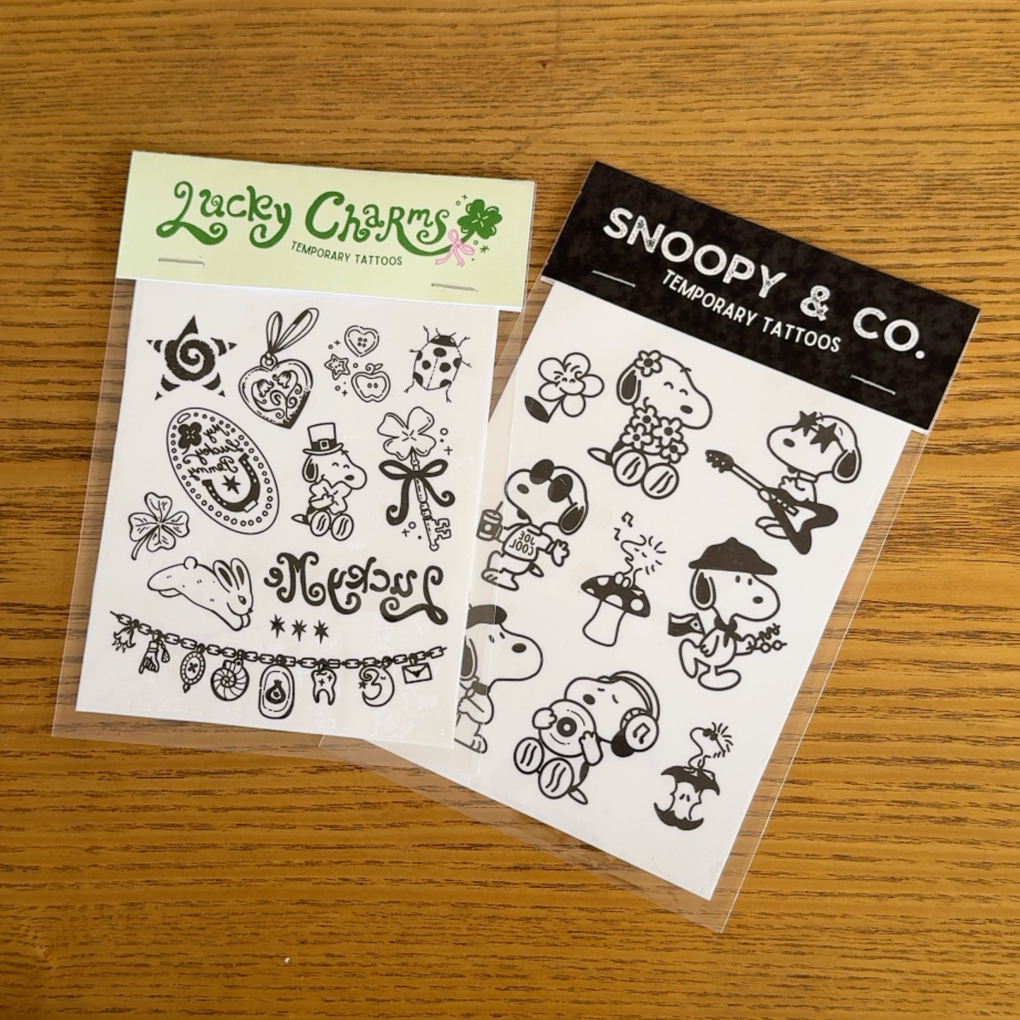 Snoopy & Co. | Temporary Tattoo Pack
