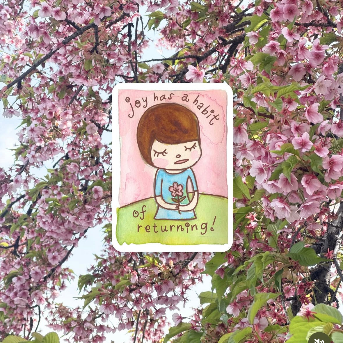 Nara Girl Sticker