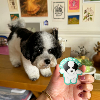 Where My Hug At? Sticker