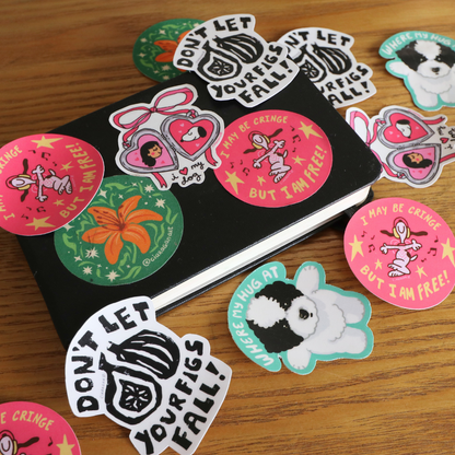 Don't Let Your Figs Fall Sticker