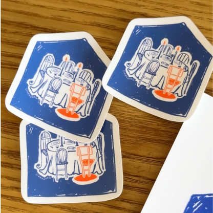 A Seat For You Sticker