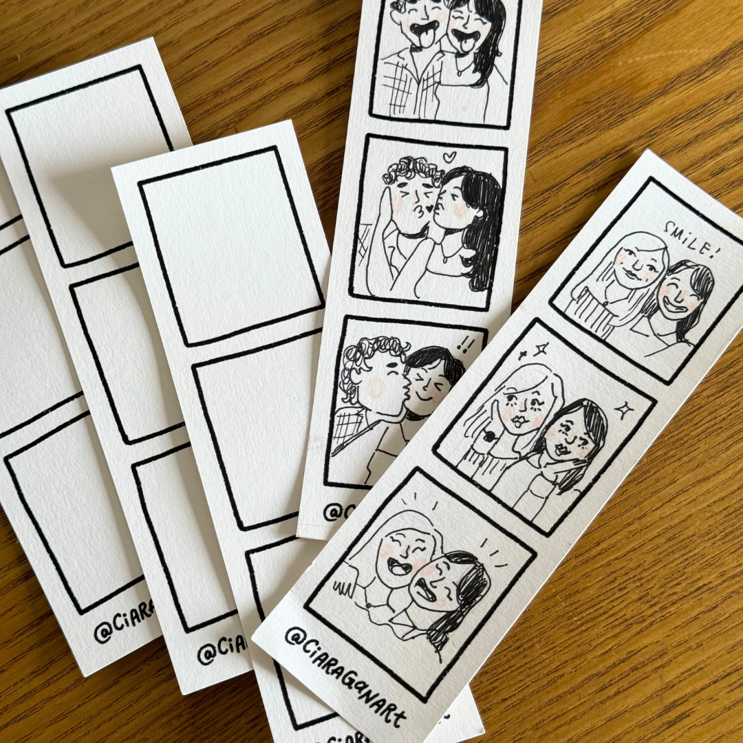 Hand-Drawn Photobooth Strip Commission