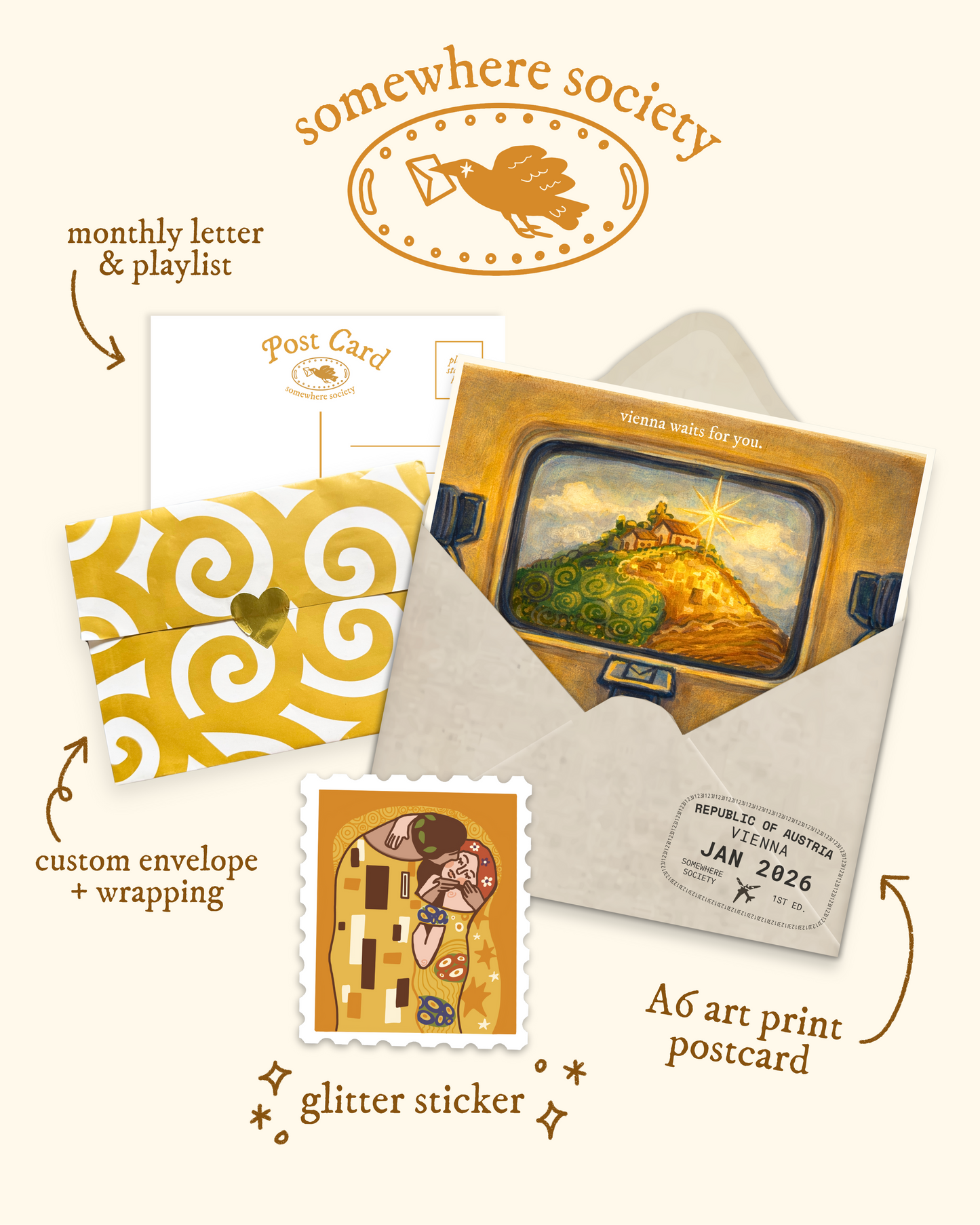 Somewhere Society 💌 Monthly Mail Club